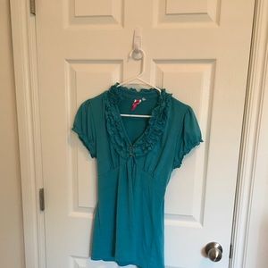 Turquoise Blouse